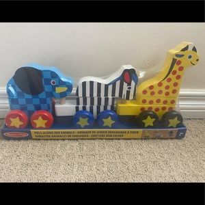 Melissa & Doug Pull Along Zoo